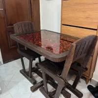 میز ناهار خوری چوبی