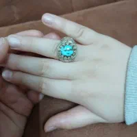 انگشترفیروزه  نیشابور با اسم طبیعی مینا