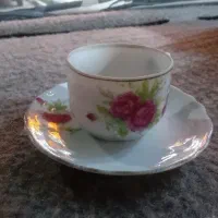 عتیقه قهوه خوری فنجان و نعلبکی