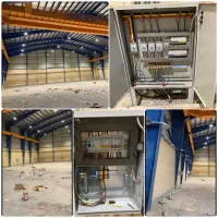 تجهیز مکان صنعتی روشنایی تابلوبرق برقکار صنعتی برق