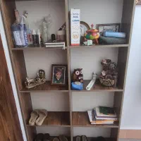 قفسه چوبی داخل خانه