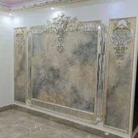 گچبری، پتینه کاری و رنگ آمیزی