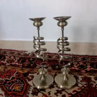 دوعددشمعدان سیلورشیک