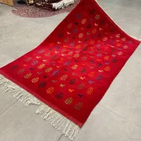فرش دستباف (بساک) گبه ۶و۴و۳وزرع نیم متری ۱۳ تومن