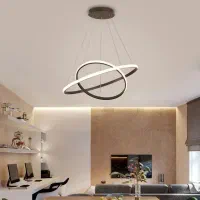 لوستر مدرن مدل کهکشانی دو حلقه، رادیران لوستر