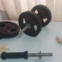 دمبل یک جفت هرکدام پنج کیلو