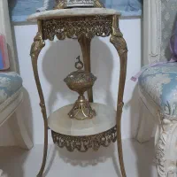 میز تلفن برنز