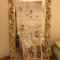 اینه قدی قاب ورق طلا
