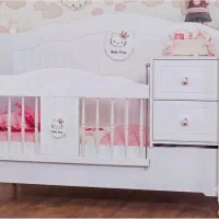 تخت خواب دو منظوره کودک و نوجوان آپادانا