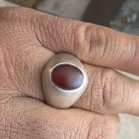 انگشتر عقیق یمنی ذات دار