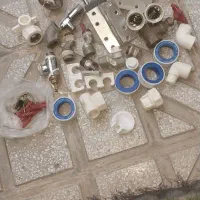 شیرالات ظرفشویی  دوش حمام ومقداری وسایل
