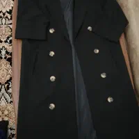 مانتو مشکی بلند سایز۳۸تا۴۲