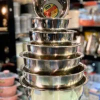 لگن استیل یونیک حک شده آهن ربا نگیر
