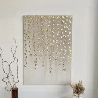 سفارش تابلو مینیمال و ساده مدرن دکوراتیو شیک طلایی
