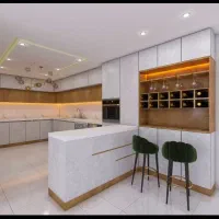 دکوراسیون داخلی ،کابینت ،پروژه های تمام چوب