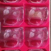 سرویس 6 نفره چای خوری سوگا ژاپنی اصل گل برجسته