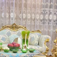 پرده پذیرایی تمیز و سالم