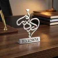 استند رو میزی استیل انواع طرح و لوگو