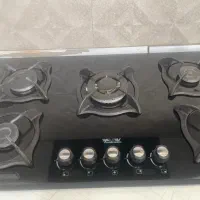 گاز رو کار شیشه ای پنج شعله
