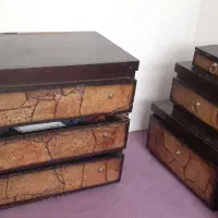 کمد و دراور وتخت و کمد و اینه قدی ارایشی و پاتختی