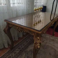 میز غذاخوری چوب گردو اصل