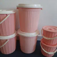 اسباب بازی سطل جای حبوبات سالم در حد نو