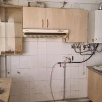 کابینت بدنه فلز درب چوبی