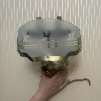 یک عدد روشنایی گازسوز دو سر توری بسیار تمیز