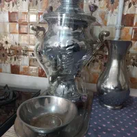 سرویس سماور همراه باسینی وپارچ وکاسه