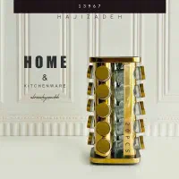 جا ادویه گردون استیل و چوبی