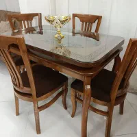 (۲دست)میز نهارخوری۴نفره(چوب راش) مناسب جهیزیه
