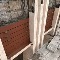 سن گ کاری نما رومی کاشی کاری پله