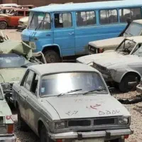 تصادفی دوتیکه  سوخته فرسوده اسقاطی