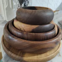 سرویس پذیرایی پنج تیکه چوب گردو