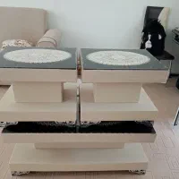 فروش سه عدد جلو مبلی تمیز در حدنو