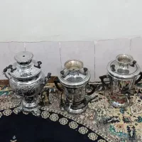 دوتا سماور برقی قدیمی. ویک سماور گازی نونو