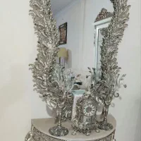 آینه شمعدان برنز