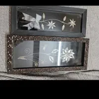 دو عدد قاب گلزار نقره