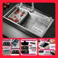 سینک گرانیتی هود گاز توکار روکار رومیزی گلد مدلOF3