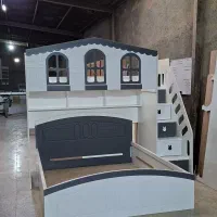 تخت دوطبقه ۳نفره  کلبه بیبی کینگ