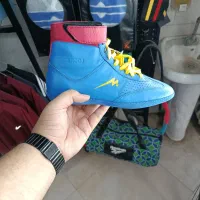 کفش کشتی تمام چرم مروژ اورجینال