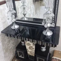 کنسول و شمعدان بدون آئینه در حد نو
