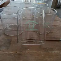 شیشه چراغ زنبوری هفت عدد آلمانی یک عدد فرانسوی