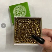 گردنبند و دستبند کارتی (طلائی)