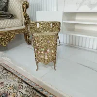 سطل و جا دستمال کاغذی برنجی