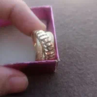 انگشتر کپی طلا،رنگثابت طلا روسی فقط 370