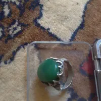 انگشتر قدیمی. نگین یمنی اصل