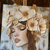 تابلو نقاشی میکس مدیا