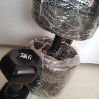 دمبل 22 و 5 کیلویی