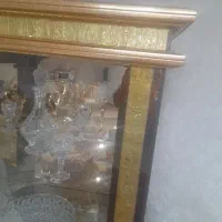 بوفه با ورق طلا طرح هخامنشی (آینه قدی)